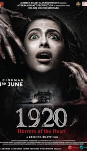 1920 Horrors of the Heart (2023) Hindi Movie